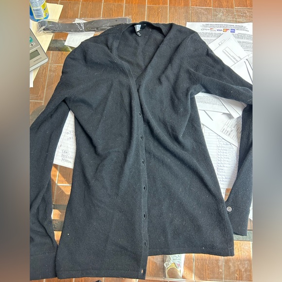 Saks Fifth Avenue Black Label Other - Saks Fifth Avenue Cashmere Cardigan Made In Italy